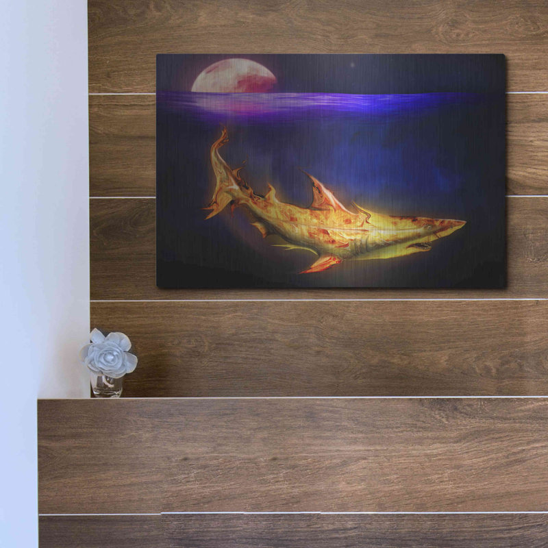 " Mako Shark " by Michael Stewart, 12'' H X 16'' W