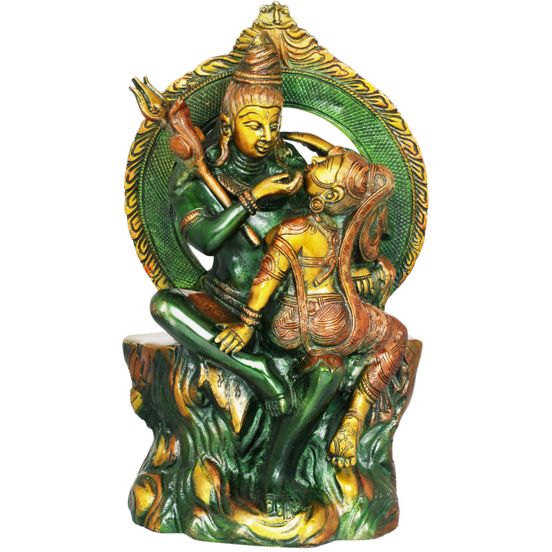 Religious & Spiritual Figurines & Sculptures, Green/Brown