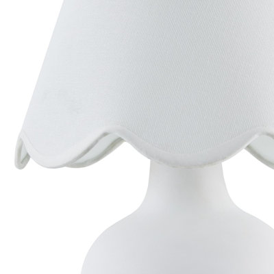 Momsen Coloured Scallop Shade Lamp