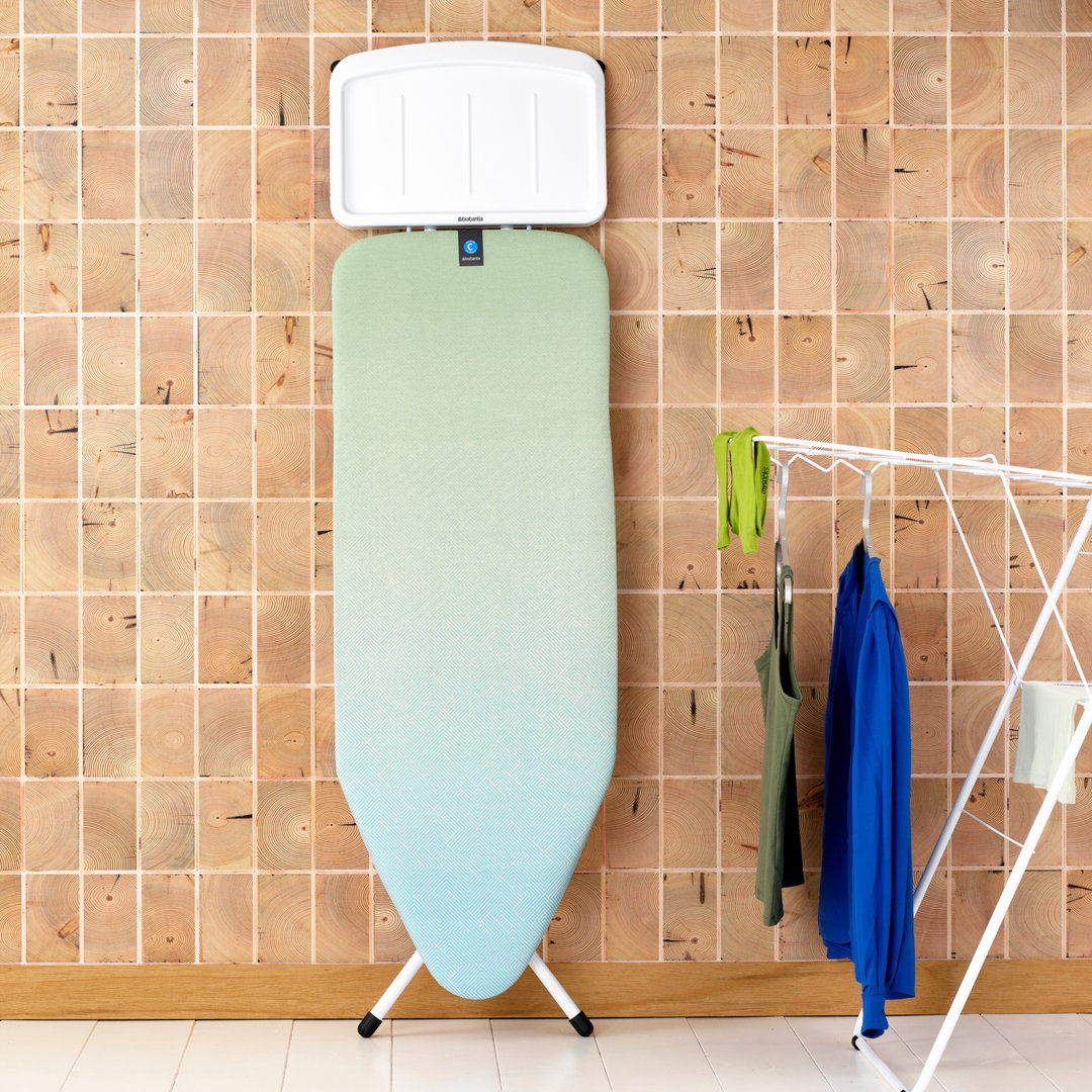 Brabantia Ironing Board C - XL Size 124x45cm - Denim Grey - Steam Unit Holder - Adjustable Height - Image 4