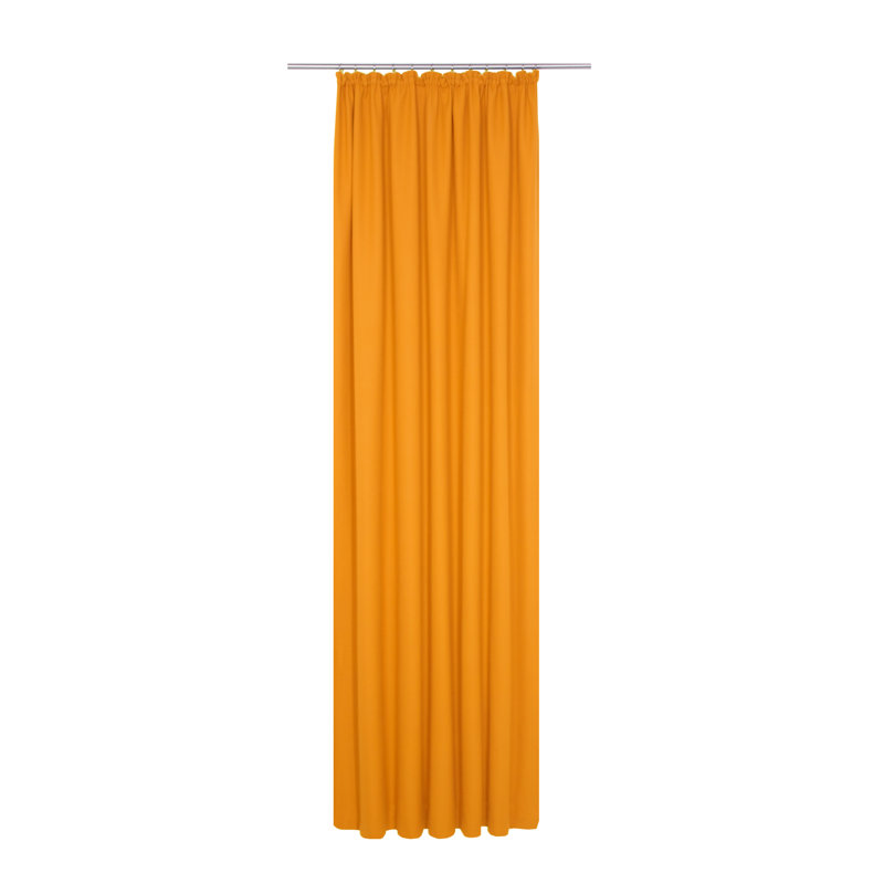 Eisenhauer Cotton Room Darkening Curtain Single Panel, 130cm Width x 225cm Drop, Red