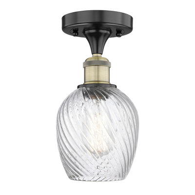 Plafonnier semi-encastré en verre Veniece