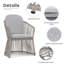 Fauteuil d'extérieur avec coussin-1389181764