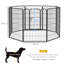 100cm H Panel Metal Exercise Pen With Door