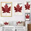 «Red Maple Leaf Beauty II» - Art mural érable-169634520-169634514