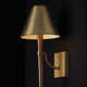 Edmont Single Light Steel Dimmable Candle Wall Light