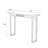 Black Walnut Color Solid Wood Rectangular Console Table-1990168295