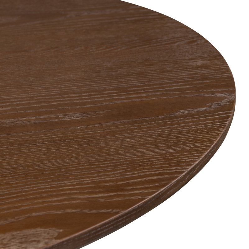 Eastman Round Oak Pedestal Dining Table