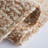 Jarieliz Natural Fiber Hand Loomed Wool/Jute Rug in Ivory/Natural-1405627303