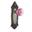 Victorian Plate with Waldorf Pink Door Knob-1982429900-1982429899