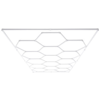 Hexagon Garage Lights 66300LM 15 grilles plafonnier DEL en nid d'abeille