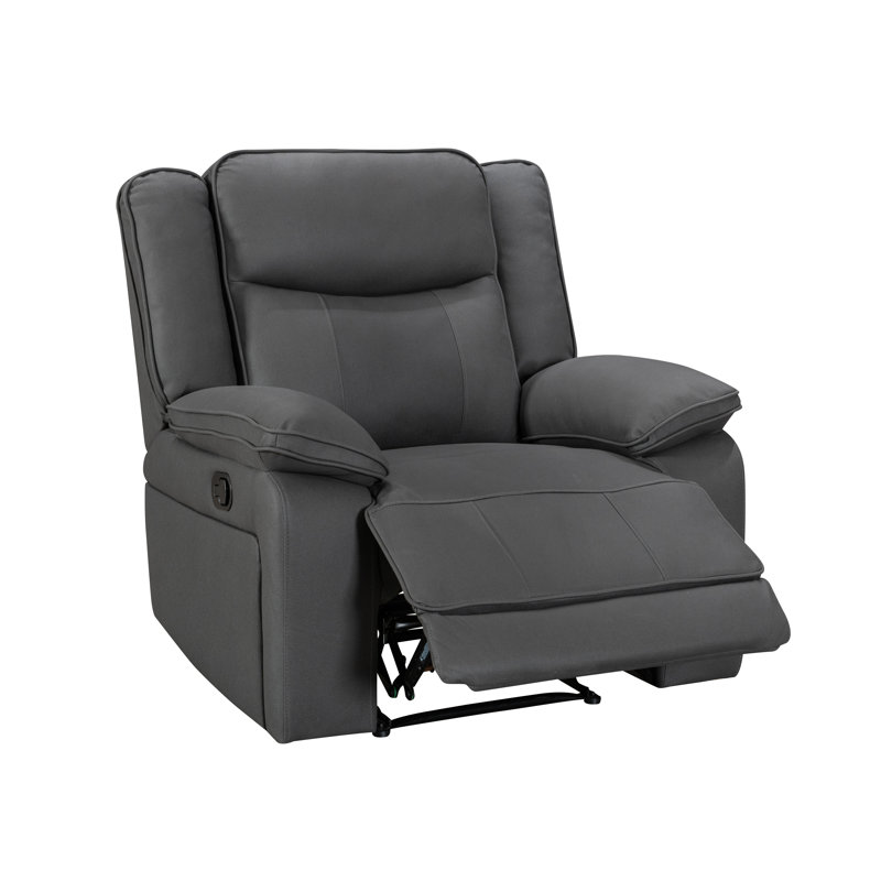 Maplewood Milan Manual Recliner Armchair - Mocha, 102" H x 100" W x 95" D, Does Not Apply, Manual