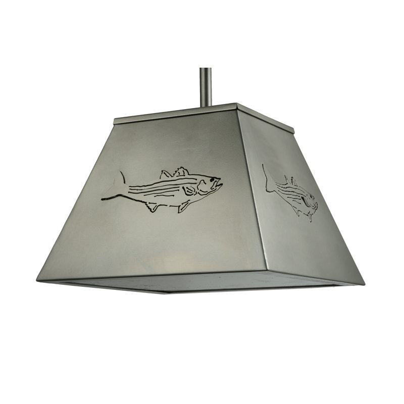 Luminaire suspendu géométrique à 1 lumière