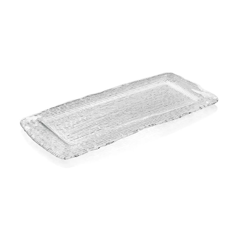All In One Rectangular Tray Clear, 0.7" H x 17.8" L x 8.7" W
