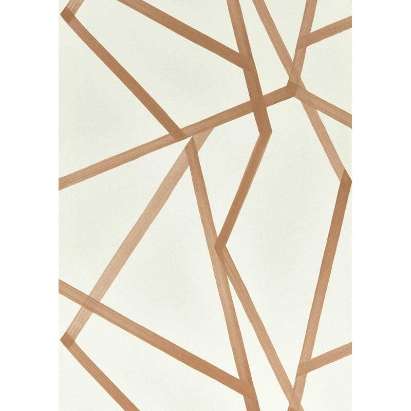 Sumi Wallpaper, Linen/Copper