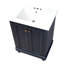 Meuble-lavabo moderne, conception simple et élégante avec rangement à fermeture en douceur, tablette réglable, meuble-lavabo avec lavabo en céramique-74847909-74847910