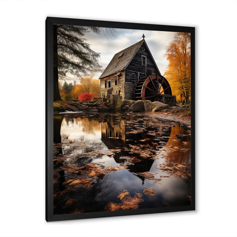 Sérénade optique colorée Mid Century IV sur toile, H 32 po x l 16 po x P 1 po, Cadre photo noir