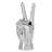 Peace Sign Hand Gesture Statue-2037885615-2037885612