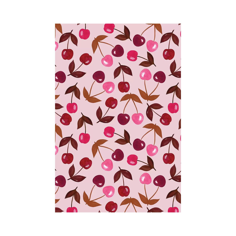 Painted Cherries 1 Piece Wrapped Canvas Wall Art, 101.6 cm H x 66.04 cm W x 1.91 cm D