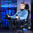 Anman Adjustable Reclining Ergonomic Faux Leather Swiveling PC & Racing Game Chair in Gray/Black