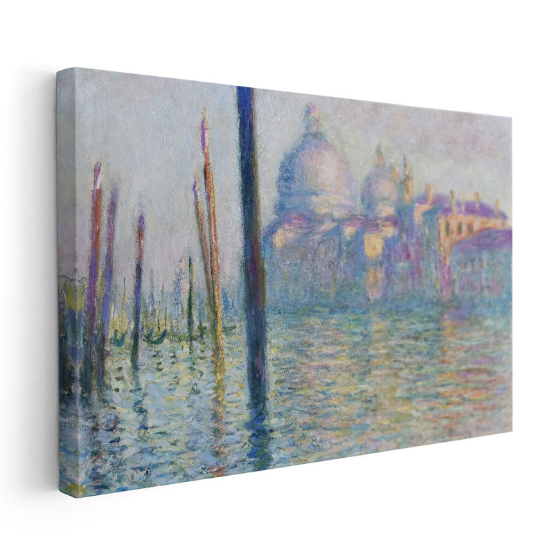 Le Grand Canal, 1908, reproduction d'art sur toile, H 32 po x l 48 po