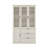 80'' H X 47'' W Bookcase Display Cabinet With Glass Doors