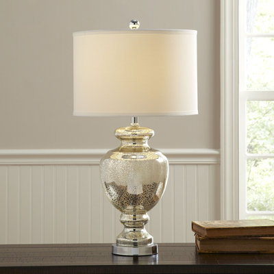 Lampe de table en verre mercurisé de 28 po Briggs