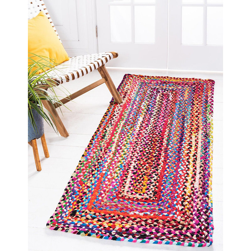 Cotton Indoor Rug, Runner 2'6" x 6'