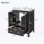 Meuble-lavabo de 24 po avec armoire de rangement et fermeture en douceur pour les espaces compacts-1745332551