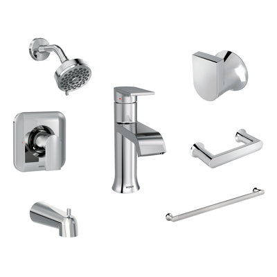 Genta 7 Piece Bathroom Hardware Set