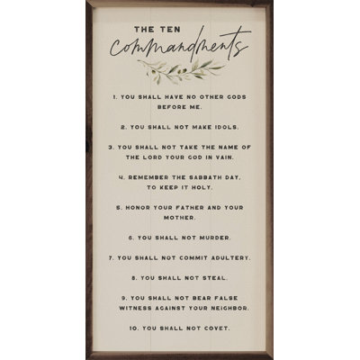 Les dix commandements