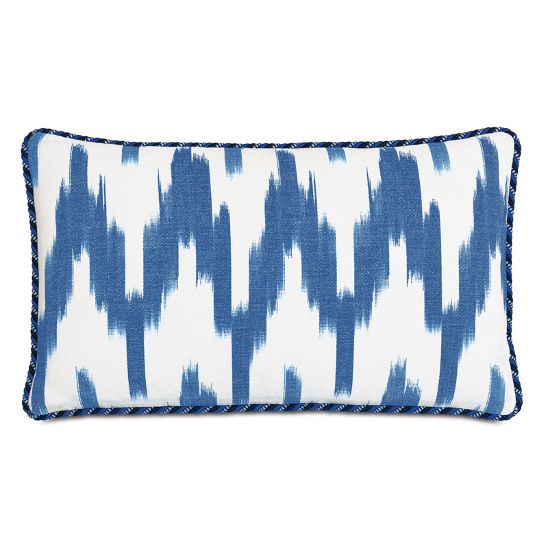Cocobay Ikat Cotton Reversible Throw Pillow