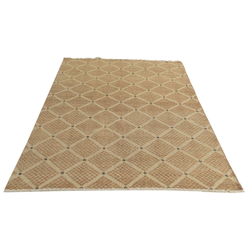 Tapis brun clair 5x8 Pham