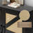 Buffet Sideboard with Handmade Natural Rattan Doors-1690089554