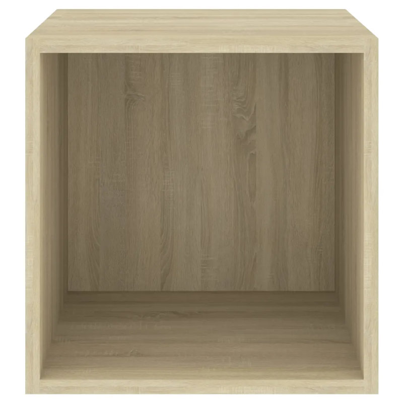 Dorli 2 Piece Square Cube Shelf, Sonoma Oak