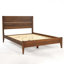 Lit plateforme Mid-Century en bois massif-69946877-73274721