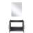 Single Bath Vanity 24 In. W X 22 In. D, And 18 In. Mirror-796245863