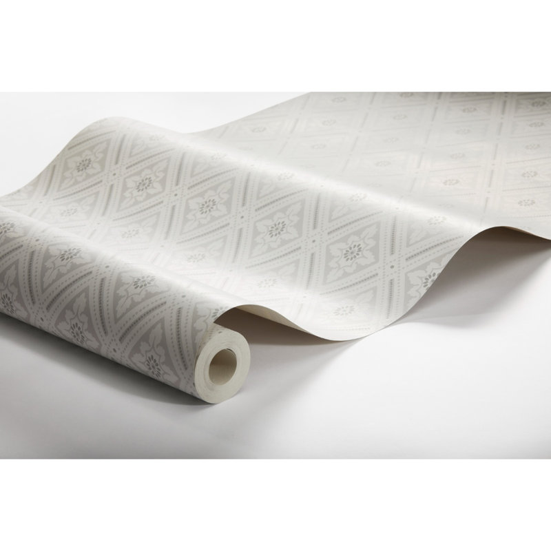 Boråstapeter Ester Wallpaper, Gray