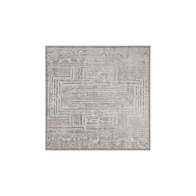 Tapis gris lavable à la machine