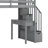 Twin Size Loft Bed With Drawers,Desk,Shelves And Stairs-998931769