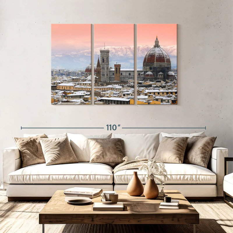 Rorry Florence In Winter, 48" H x 74" W