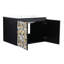 Meuble-lavabo 24 po avec lavabo en céramique. Porte à fermeture en douceur, noir. Armoire élégante