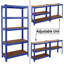 70cm W Metal Height -Adjustable Shelving Unit-20765537