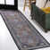 Dalyan Geometric Medallions Machine-Washable Brown/Blue/Gray Rug