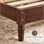 Lit plateforme en bois Afore Queen Size avec tête de lit en forme de gourde, capacité de 227 kg
