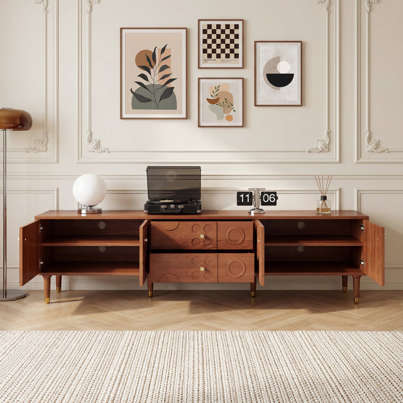 Meuble télé 94,5 pouces Mid-Century Modern
