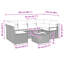 120cm Wide Patio Sofa with Cushions