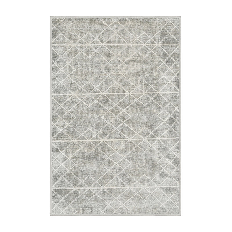 Geometric Indoor Rug, Rectangle 6' x 9'