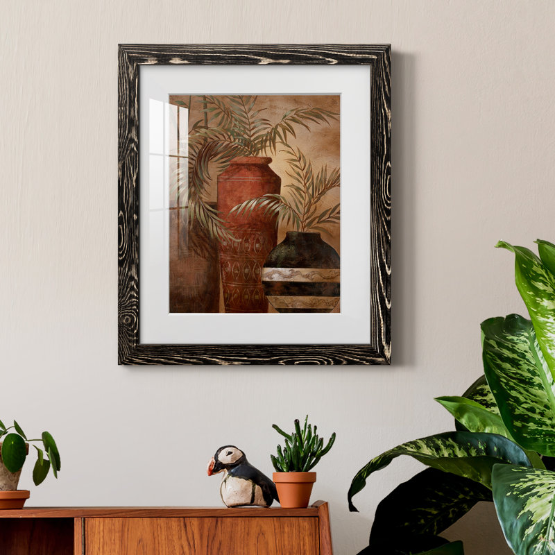Exotic Holiday I - peinture encadrée, H 24 po x l 18 po x P 1,5 po, Cadre noir