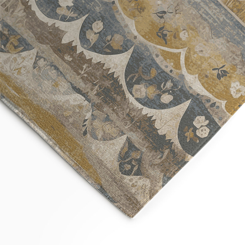 Perky Wiggle Indoor And Outdoor Area Rug, Rectangulaire 8 pi x 10 pi